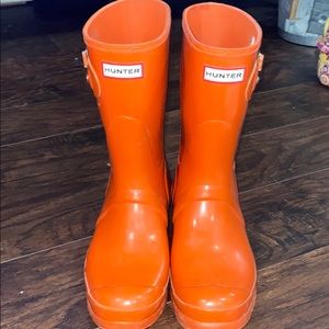 Orange Hunter Boots